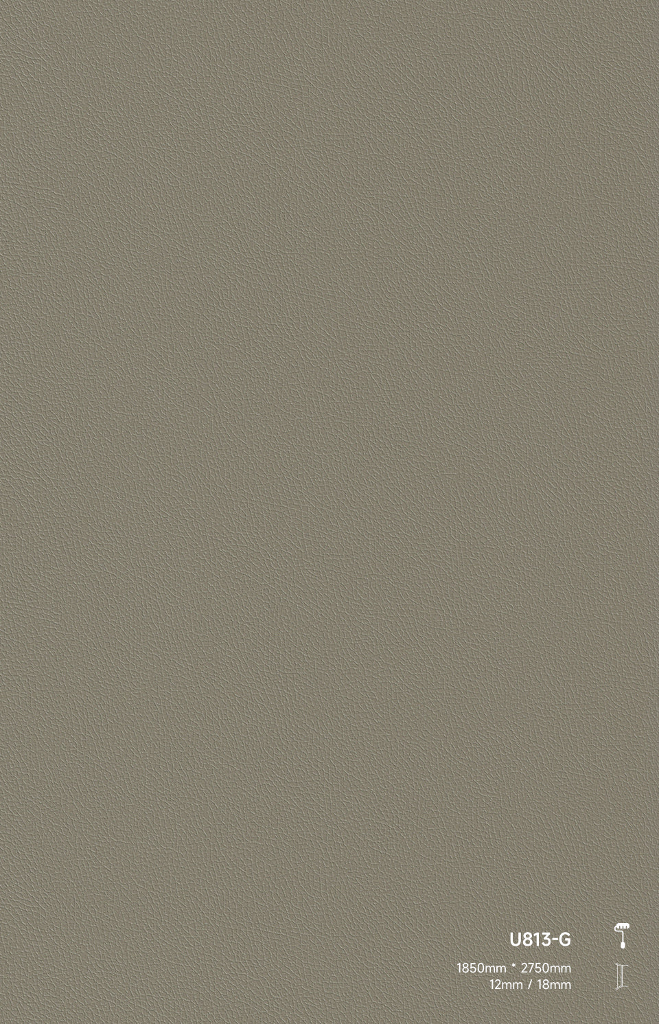 U813-G lite 漠岩灰皮纹